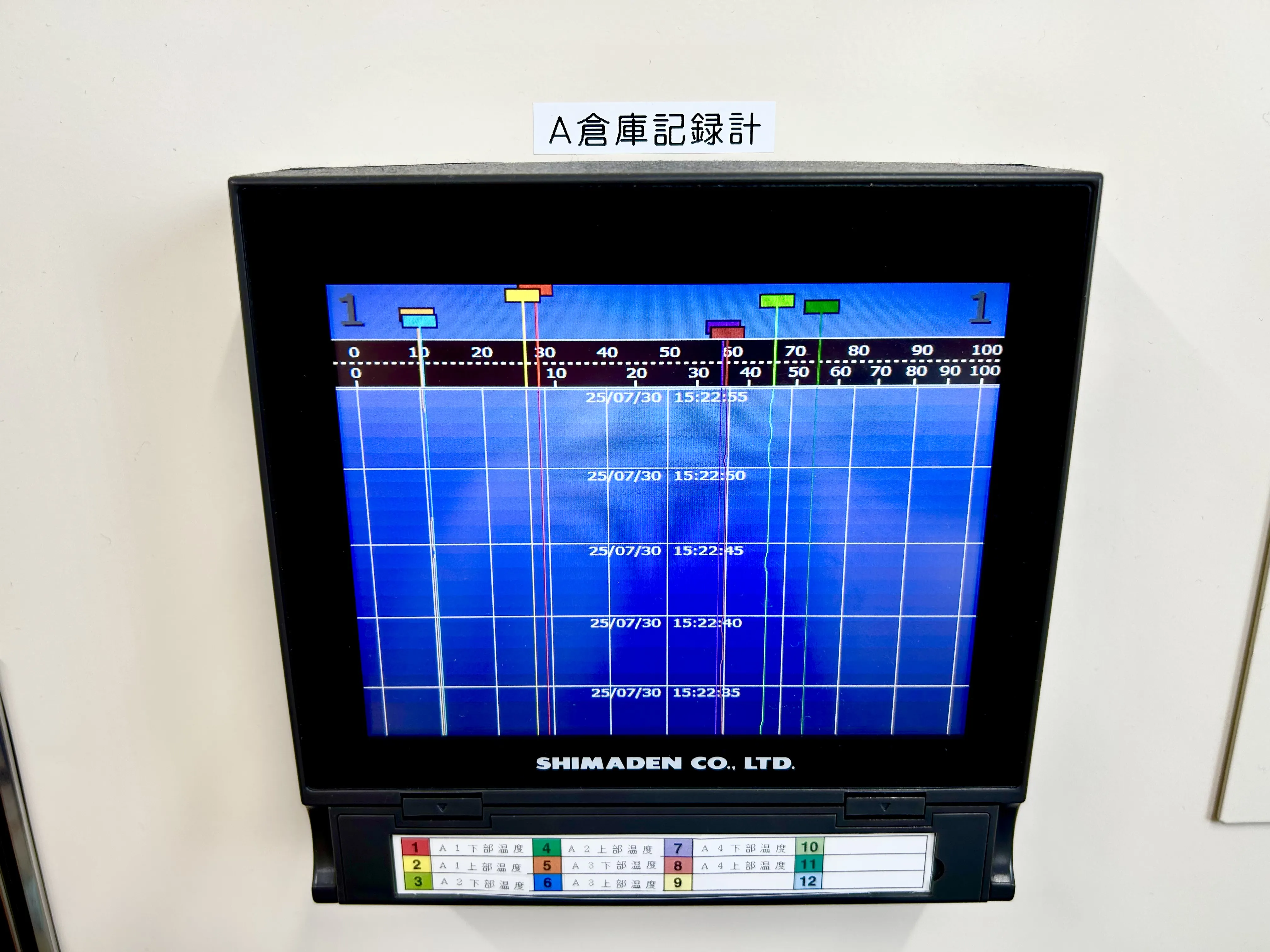 春日井インター温度センサー写真